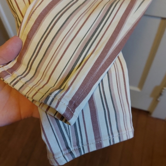 American Eagle Next Level Stretch High Rise Skinny Striped Jegging - Picture 5 of 14